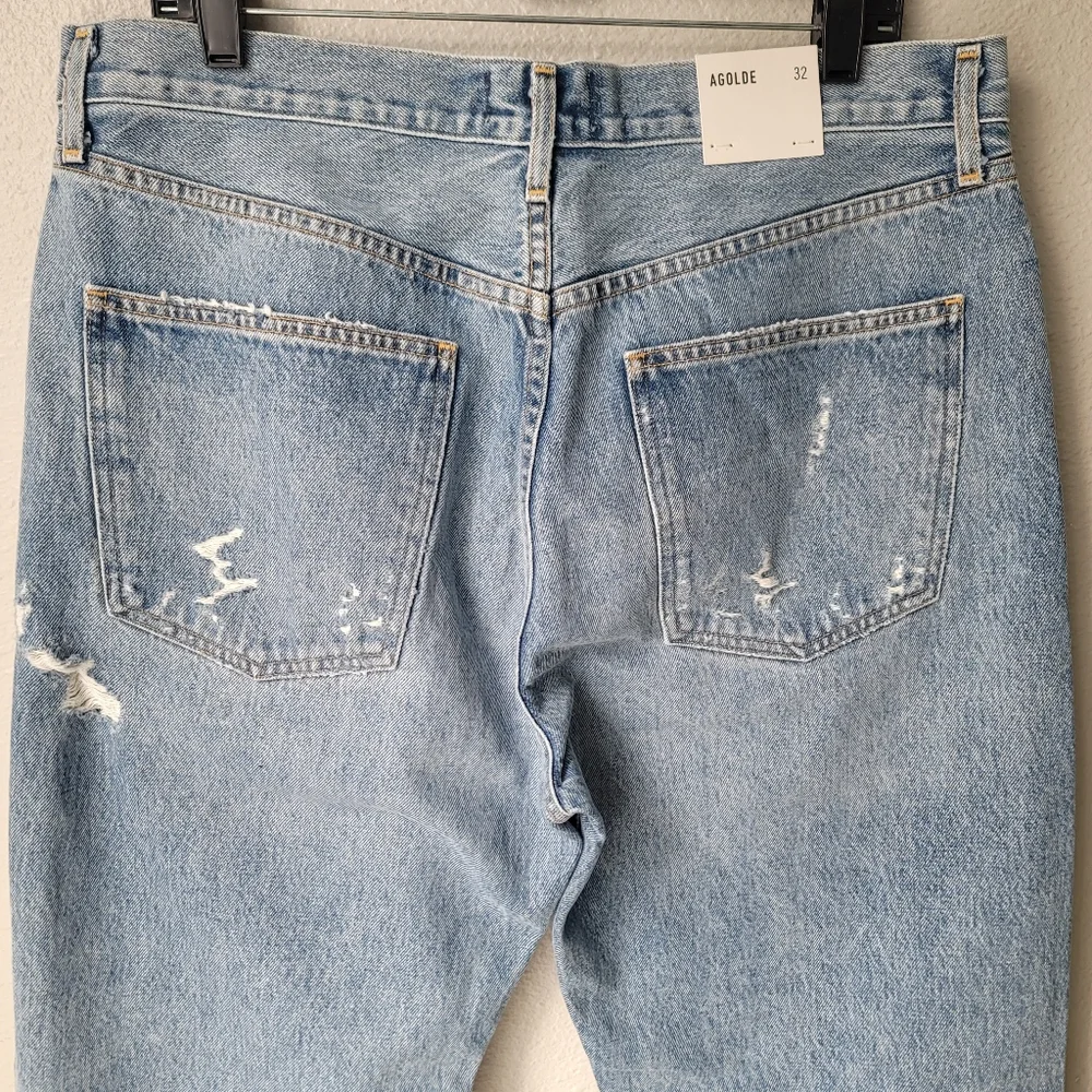 Agolde NWT 90's Mid Rise Wide Leg Loose Fit Jeans Size 32 Color Fall Out - Picture 16 of 16